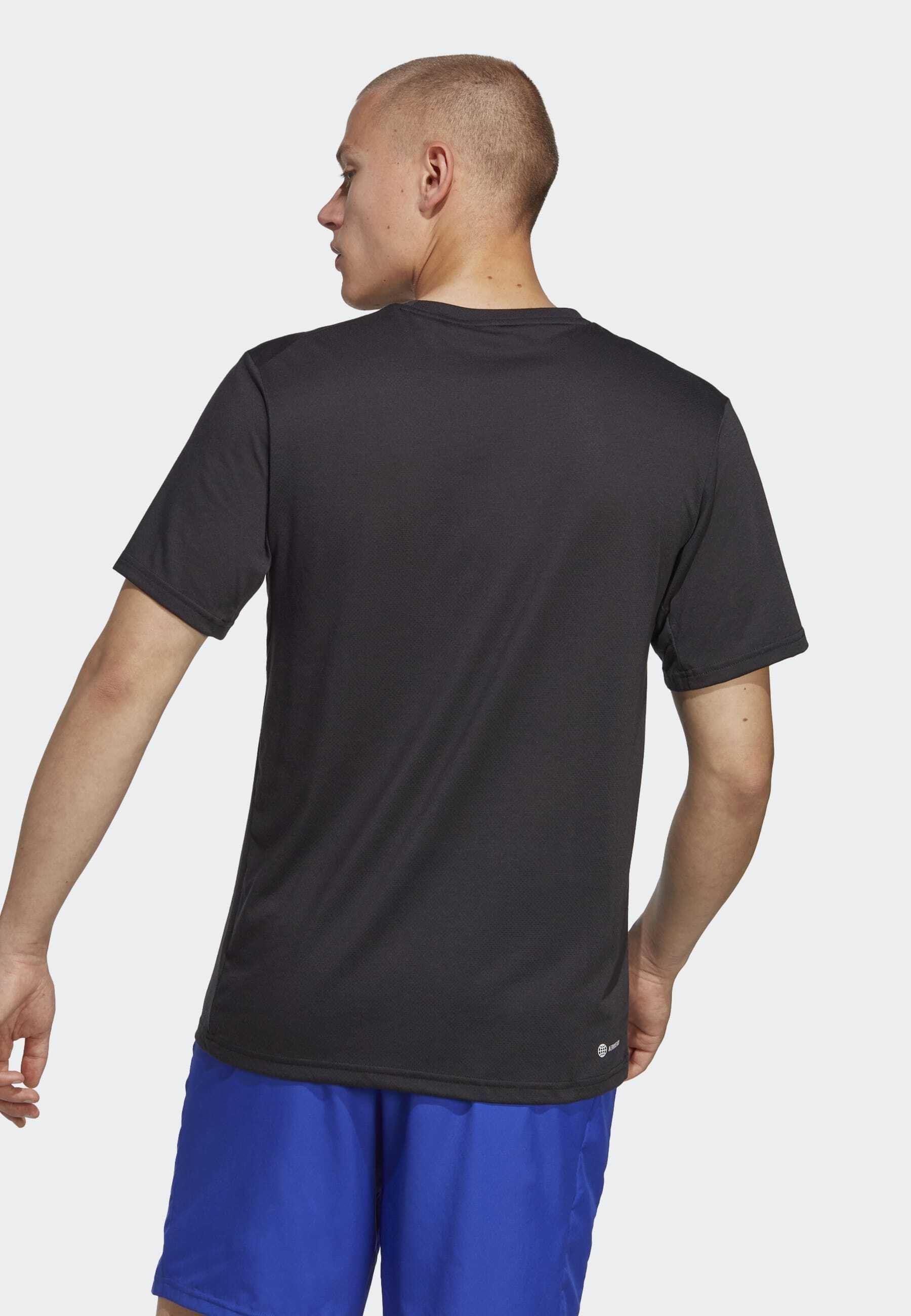 adidas Performance TRAIN ESSENTIALS COMFORT - Spordi T-särk - mustvalge