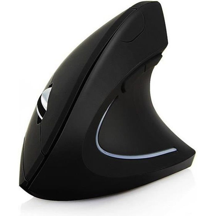 Practical, creative, ergonomic, comfortable vertical wireless mouse with shark fin design (battery included).