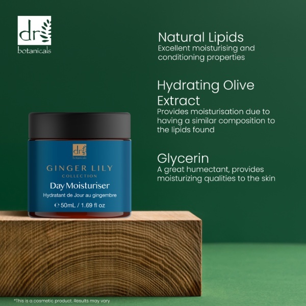 Denní hydratační krém Dr. Botanicals Gingerlily 50ml
