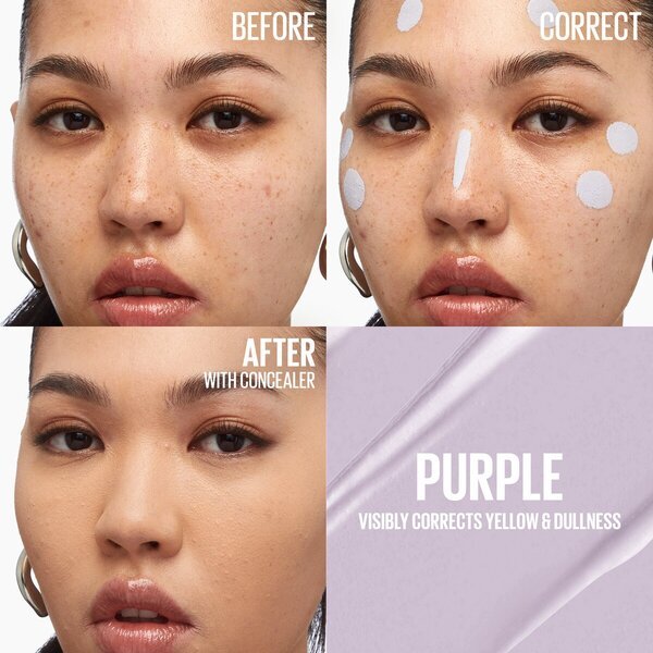Maybelline New York Instant Eraser Purple krāsas koriģējošais korektors<br>
