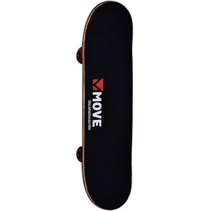 Skateboard robot Move 61 cm in legno/alluminio nero/arancione