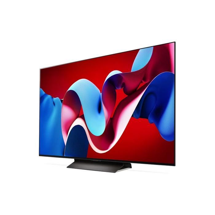 Televisor OLED Evo LG OLED55C46 de 139 cm, 4K UHD, 2024, marrón y negro.