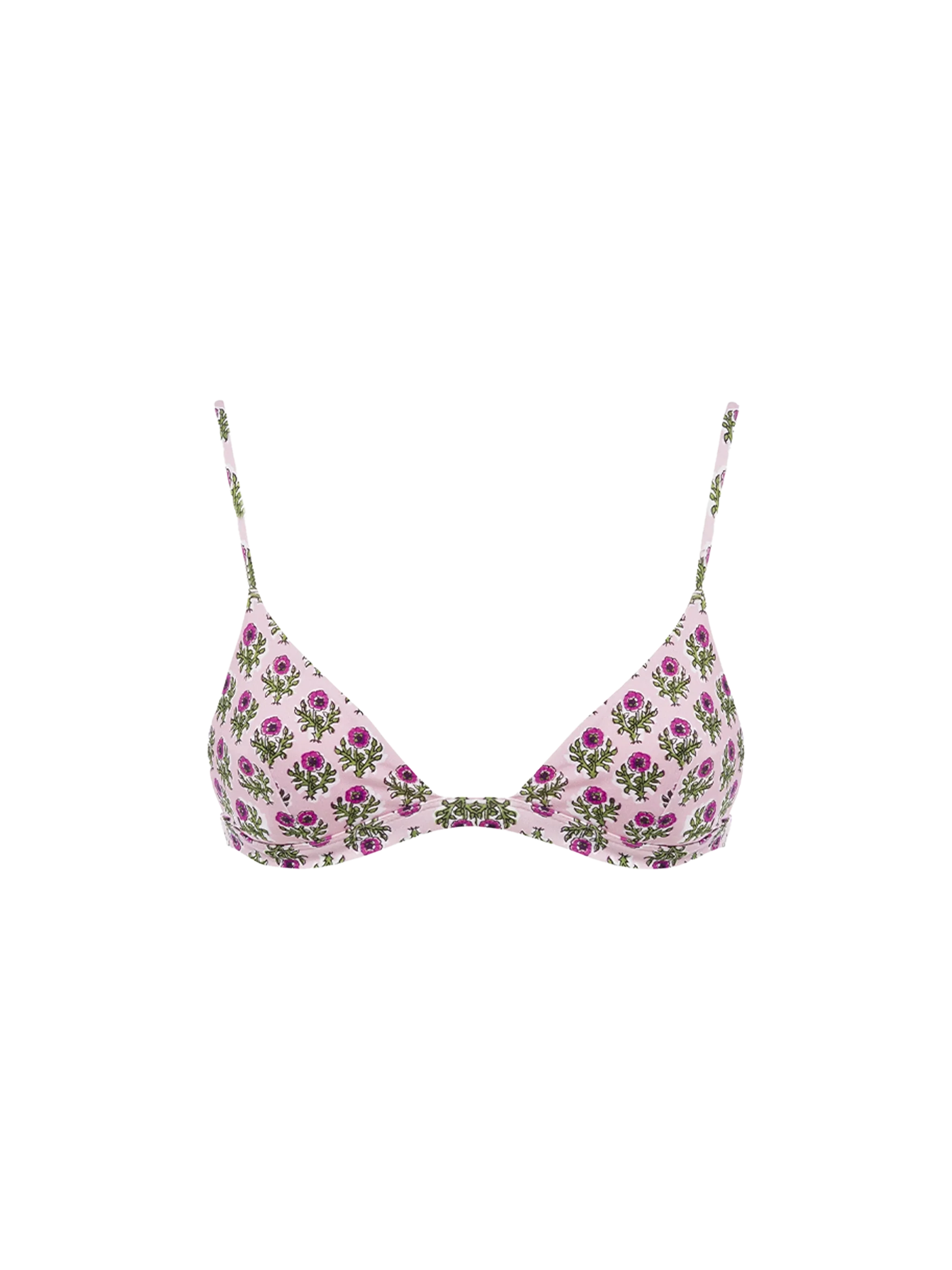 Rylie Damen-Triangel-Badeanzug mit Blumenmuster