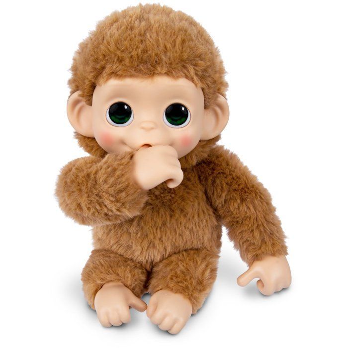 Pluche speelgoed - LITTLE LIVE PETS - Mijn mini-babyaapje - Karamel - Geschikt voor kinderen vanaf 4 jaar