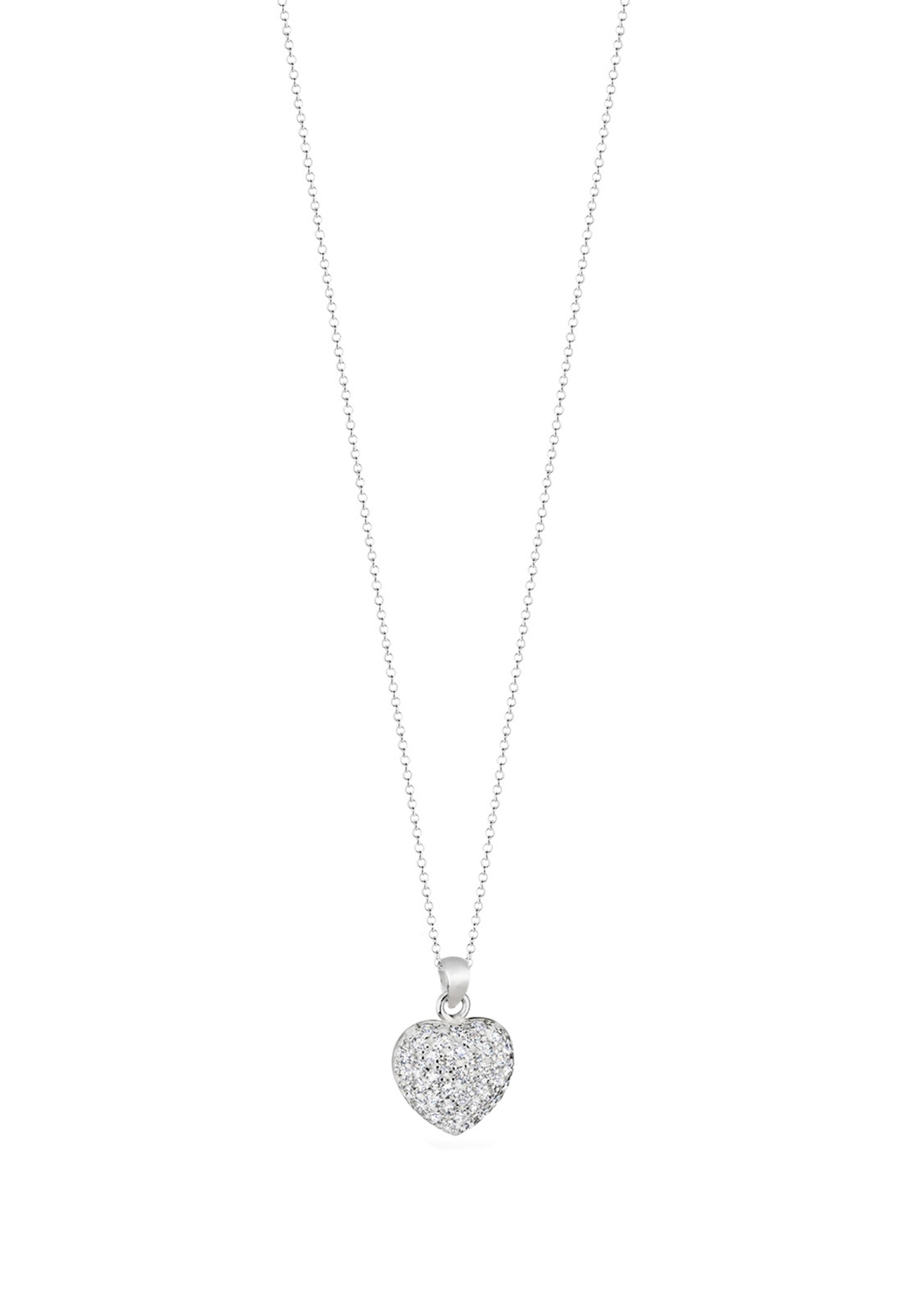 Elli Femme Pendentif Coeur avec Zircone - (925/1000) Argent