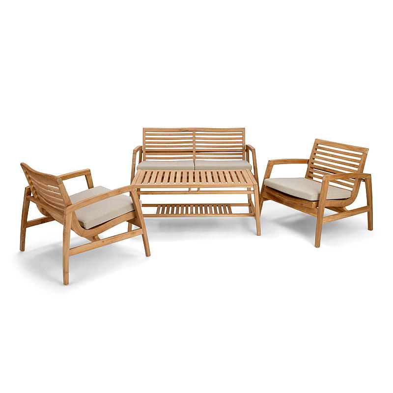 Home sofa set Teak, Greve