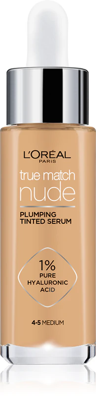 L'Oréal Paris True Match Nude Plumping Tinted Serum je sérum pro sjednocení tónu pleti.