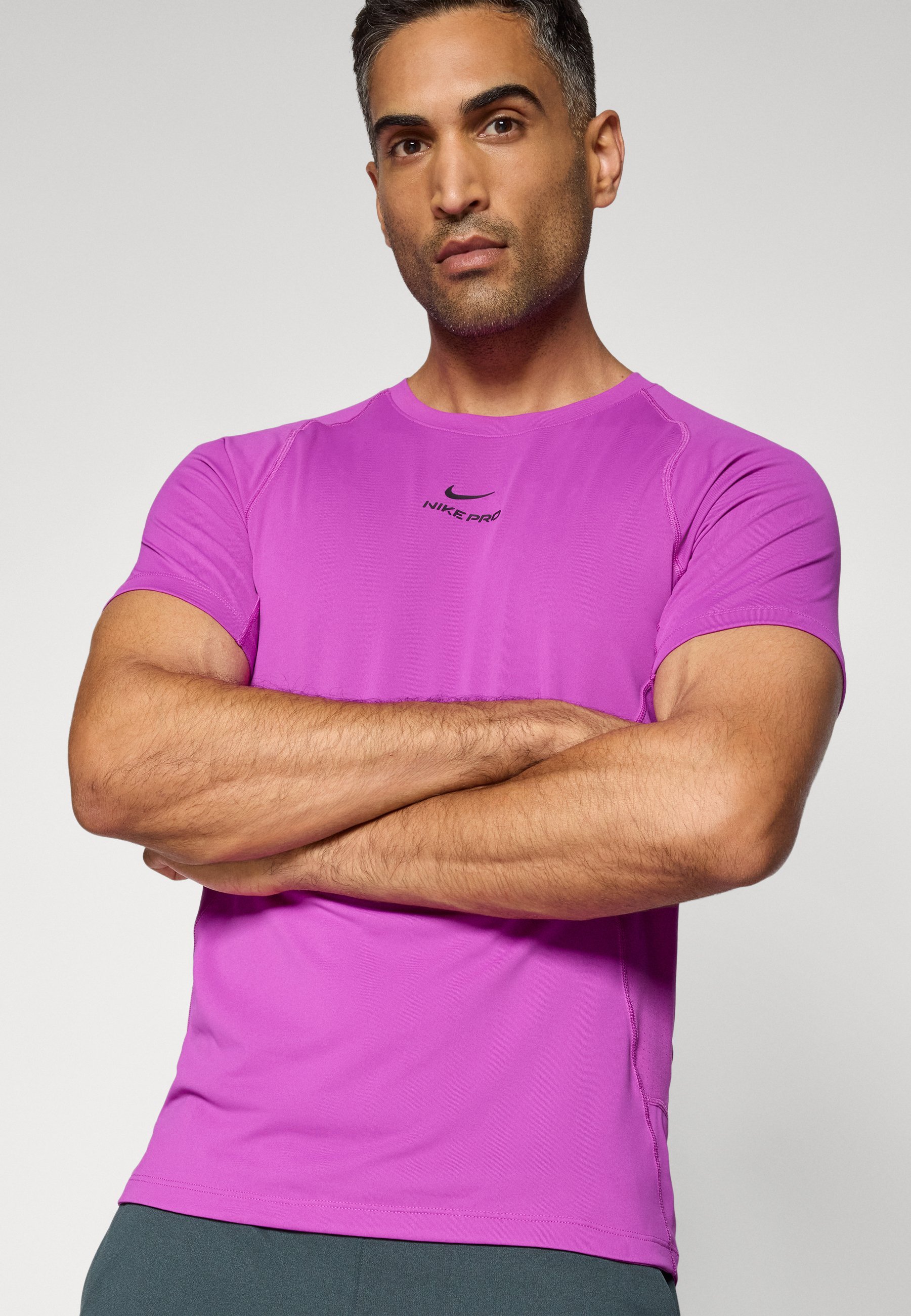 Nike Performance TOP - Sport T-shirt - felpaars/zwart