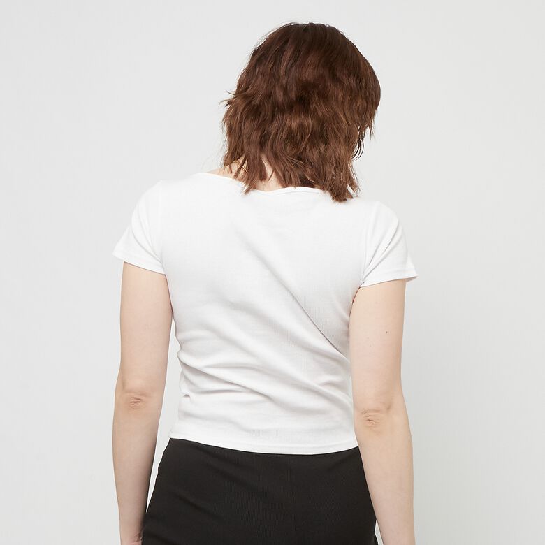 Camiseta de canalé con corsé Og
