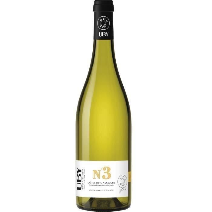UBY N°3 Côtes de Gascogne Colombard Sauvignon Blanc 2025
