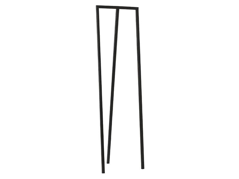Wieszak na ubrania metalowy Kaya 173 cm czarny
