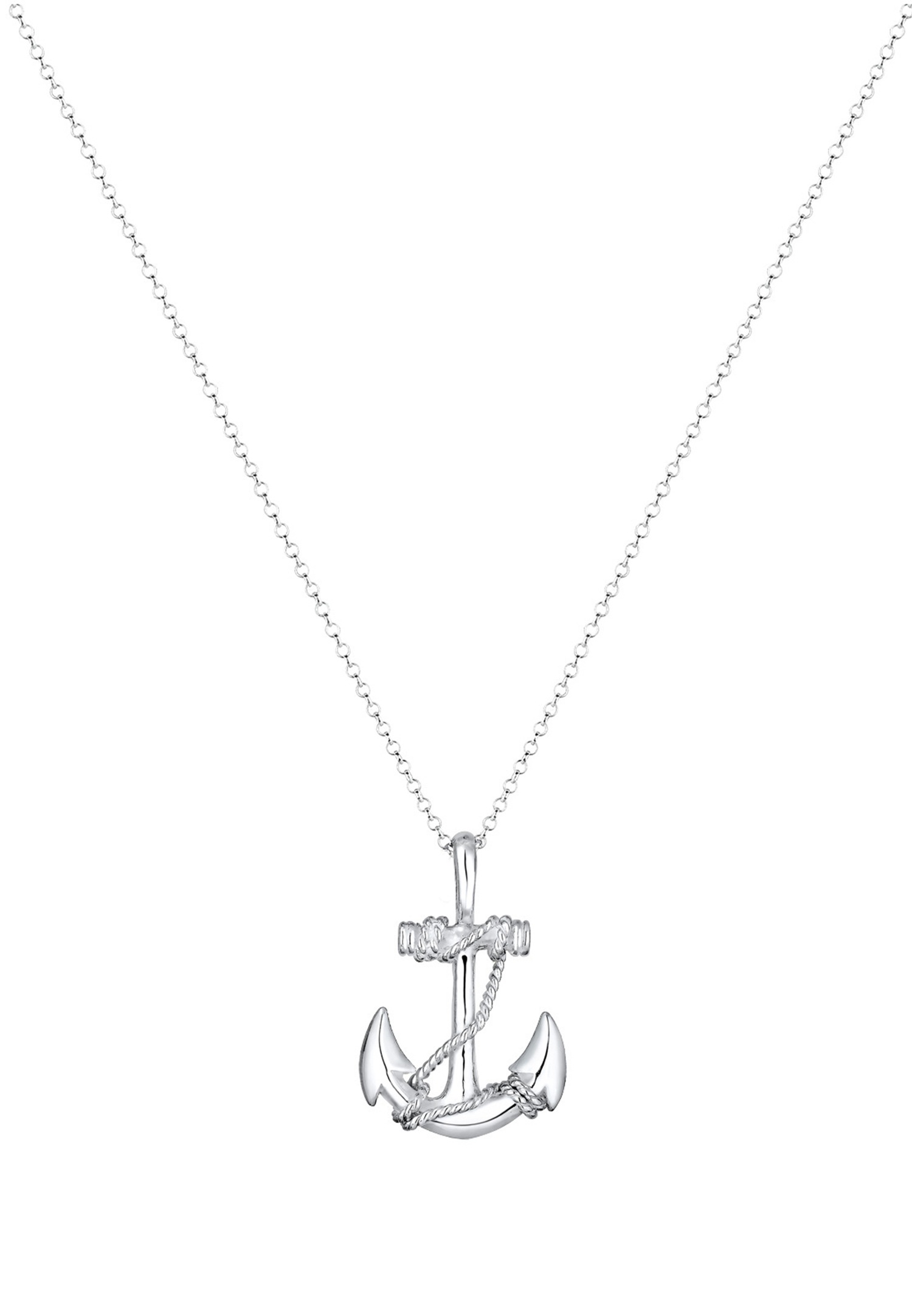KUZZOI D'Ancrage Collier Homme (925/1000) Argent