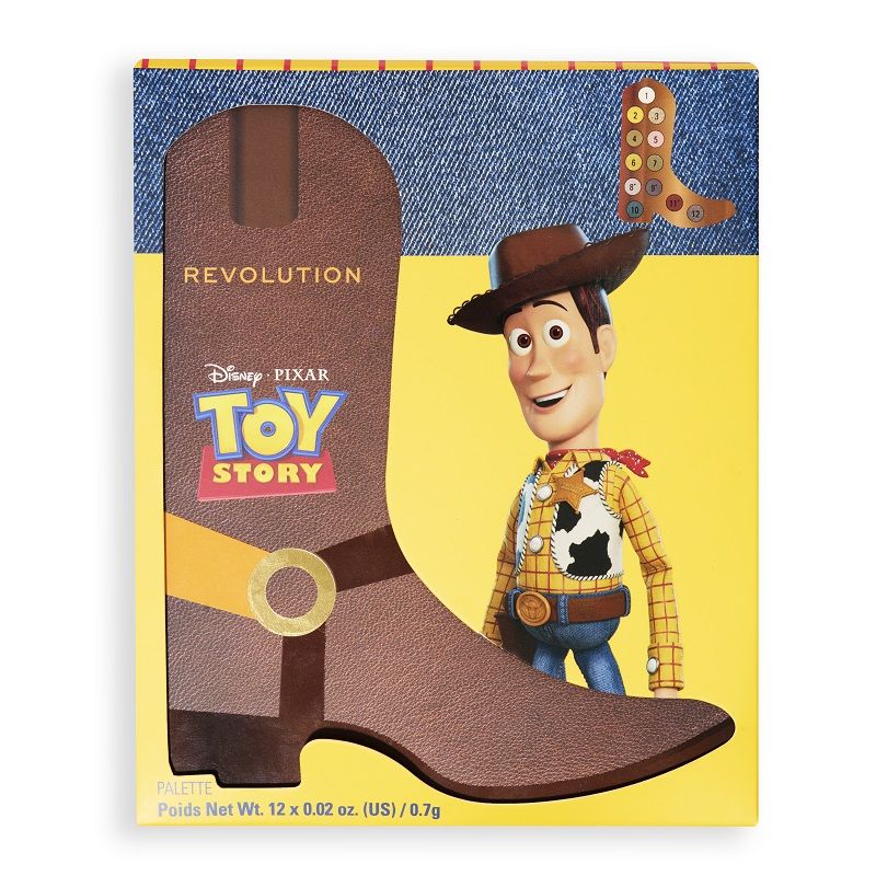 Paleta očných tieňov Toy Story Woody Boot Palety očných tieňov a líčenie