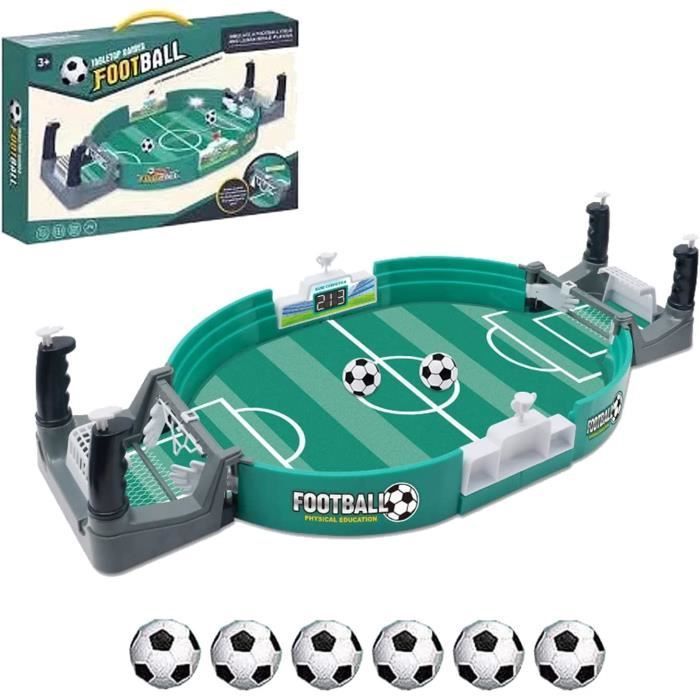 Bordspel - Mini tafelvoetbal - 6 ballen - Voor 2 spelers - WK 2022 cadeau - Unisex