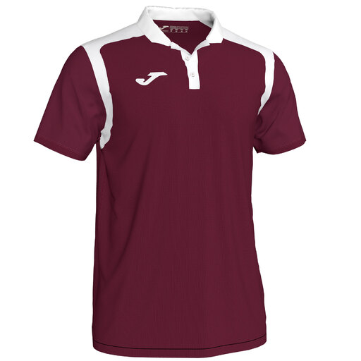  Polo Manga Corta Joma Campeonato V Burdeos Blanco