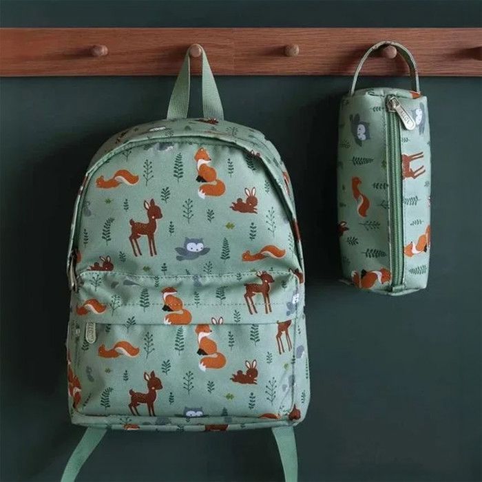 A Little Lovely Company | Trousse d'école et loisirs pour enfant Vert - TU