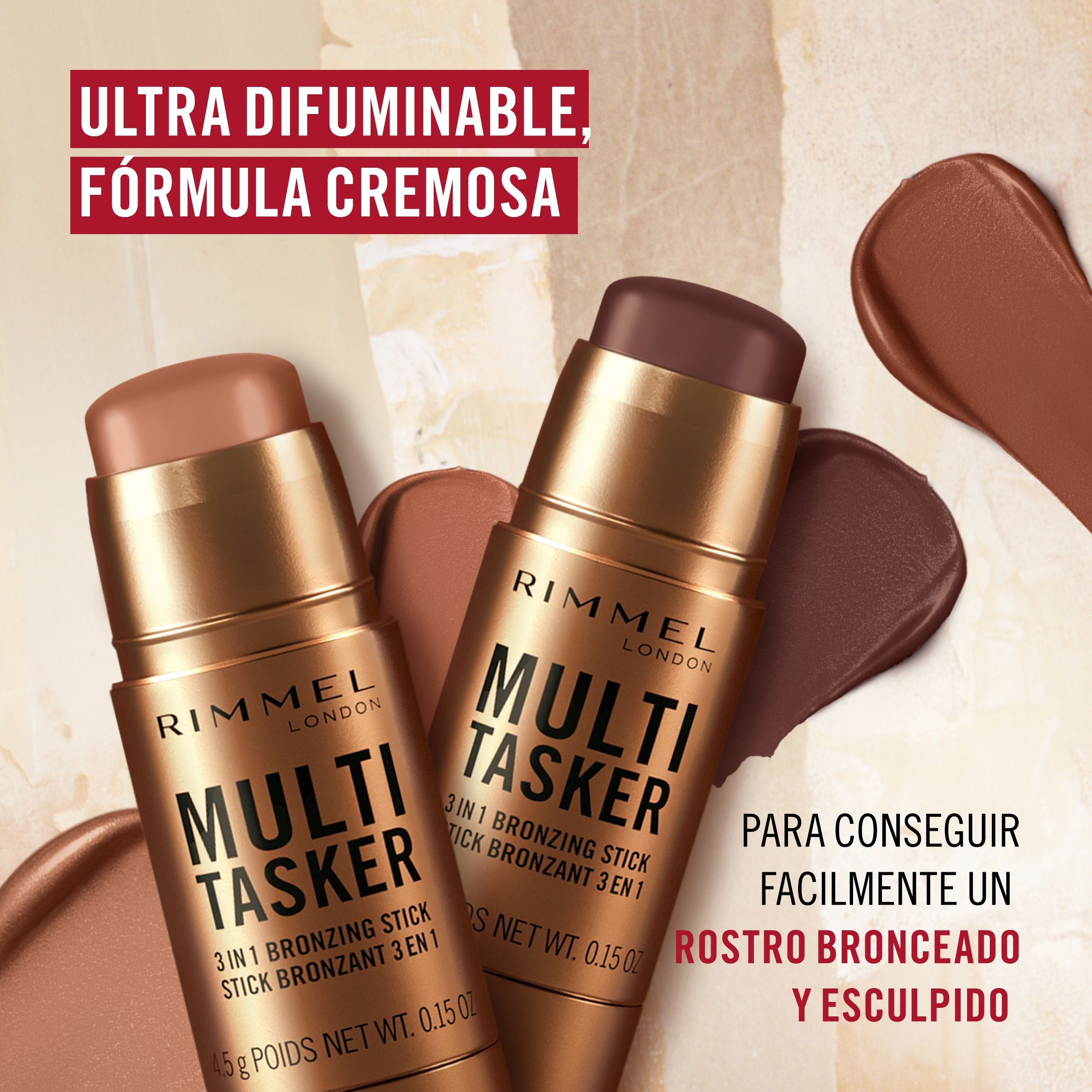 3-u-1 Multitasker bronzer u stiku Bronzeri za lice