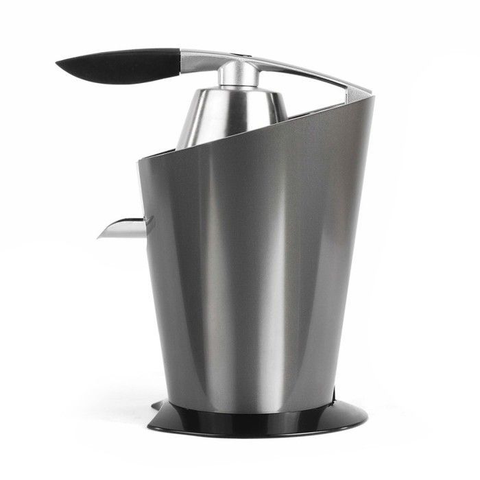 Presse-agrumes Presse Fruits électrique INOX Bras articulé Design puissance 160W en acier inoxydable INOX GRIS