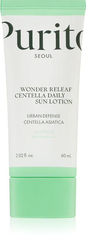 Protetor Solar Facial Diário Purito Wonder Releaf Centella FPS 50+