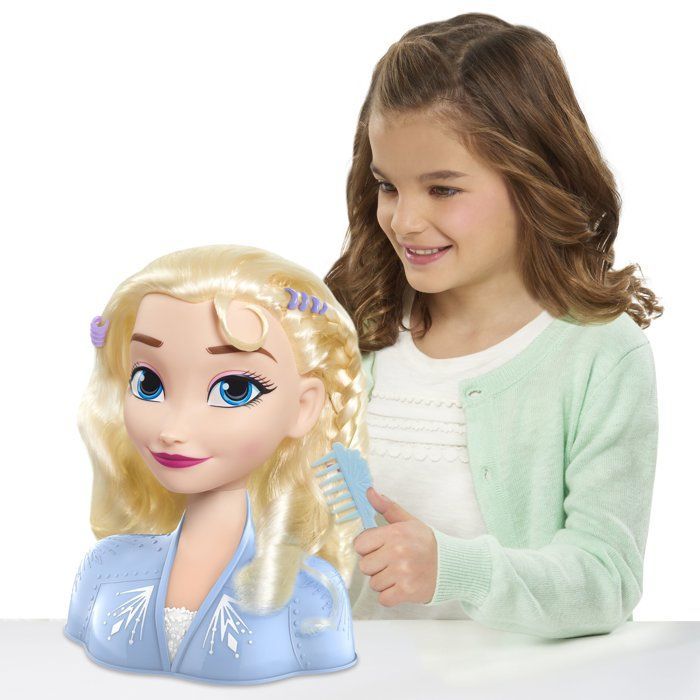Testa per acconciature - DISNEY - Frozen - Elsa - 14 accessori - Età 3+