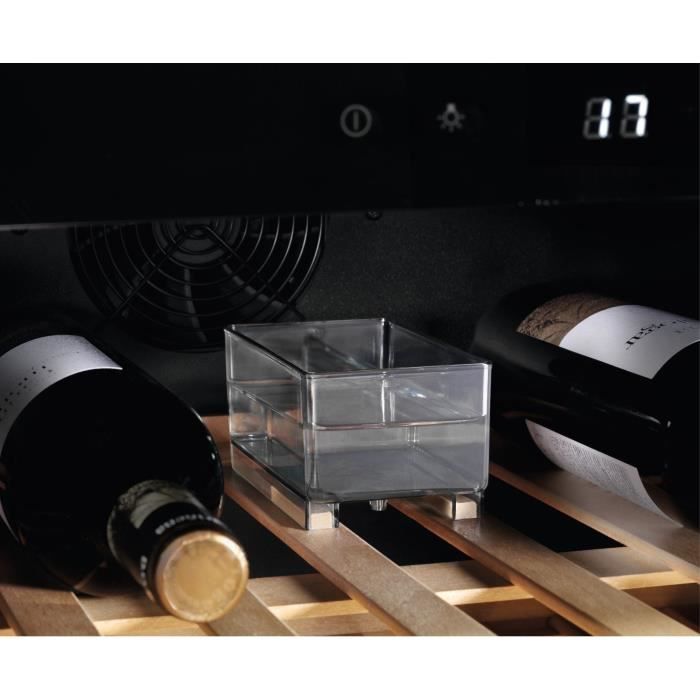 Bodega de vinos empotrable bajo encimera Electrolux - EWUS052B5B - 52 botellas - Controles electrónicos - Dimensiones de empotramiento: Alto 822 x Ancho 600 x Profundidad 5