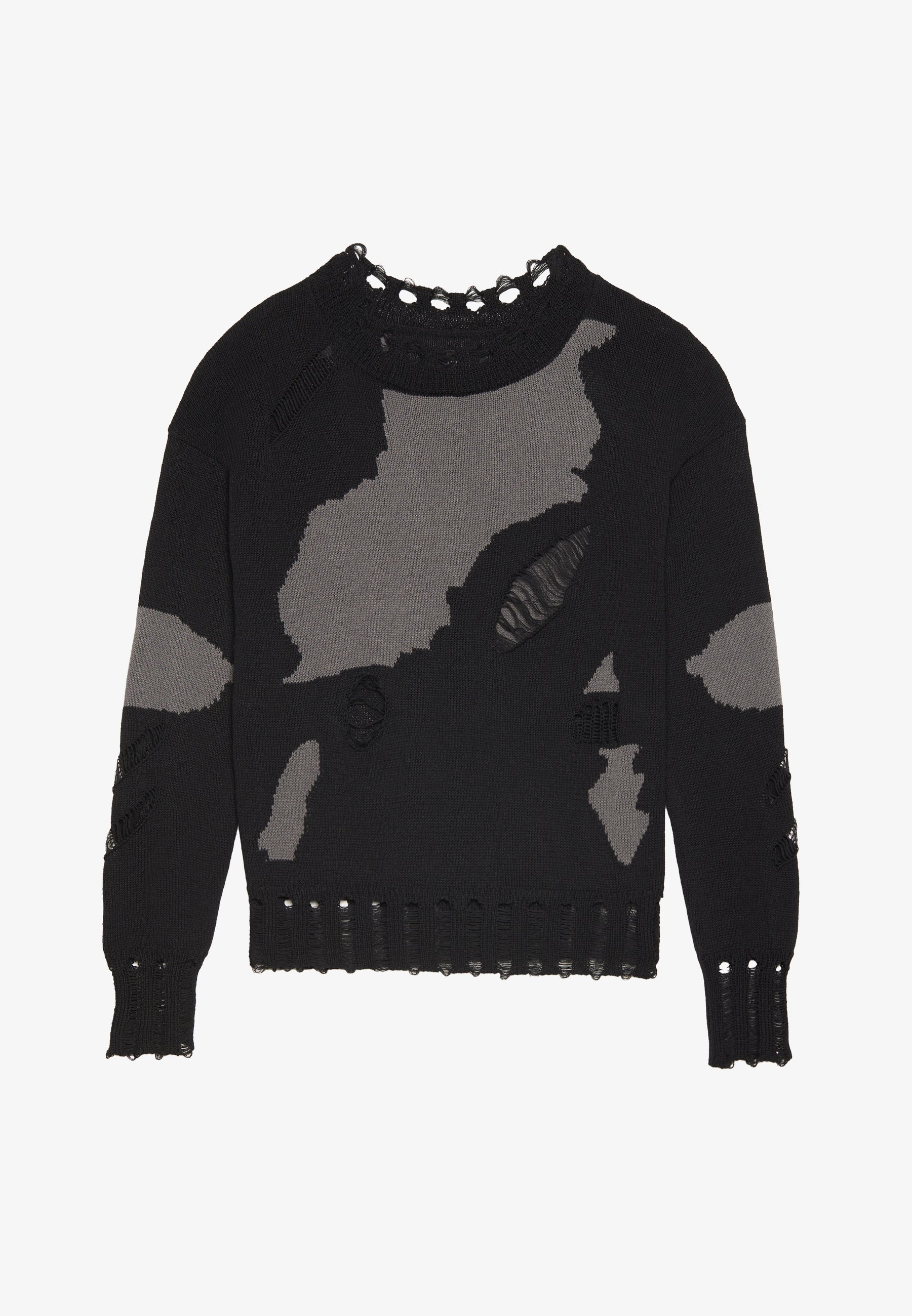 YOURTURN UNISEX - Svetr - black/beige
