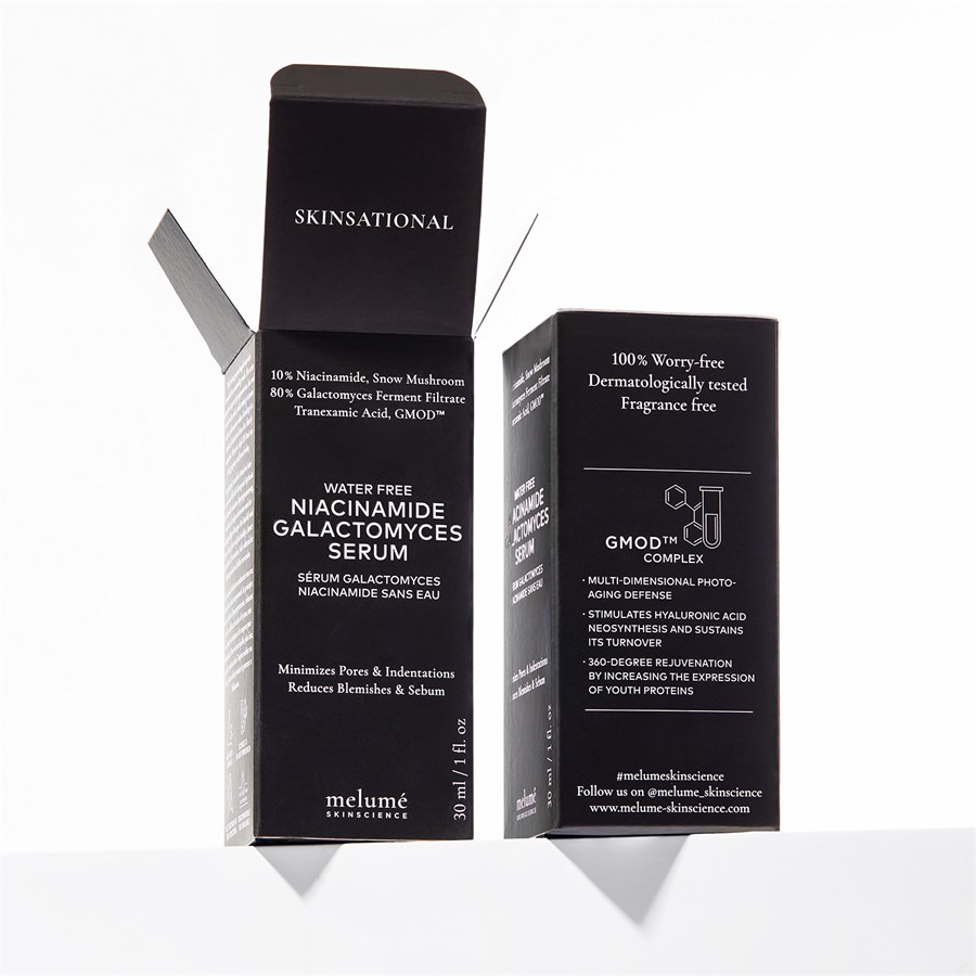 melumé Siero Anti-Età Wasserfreies Niacinamid-Galactomyces-Serum - 30 ml