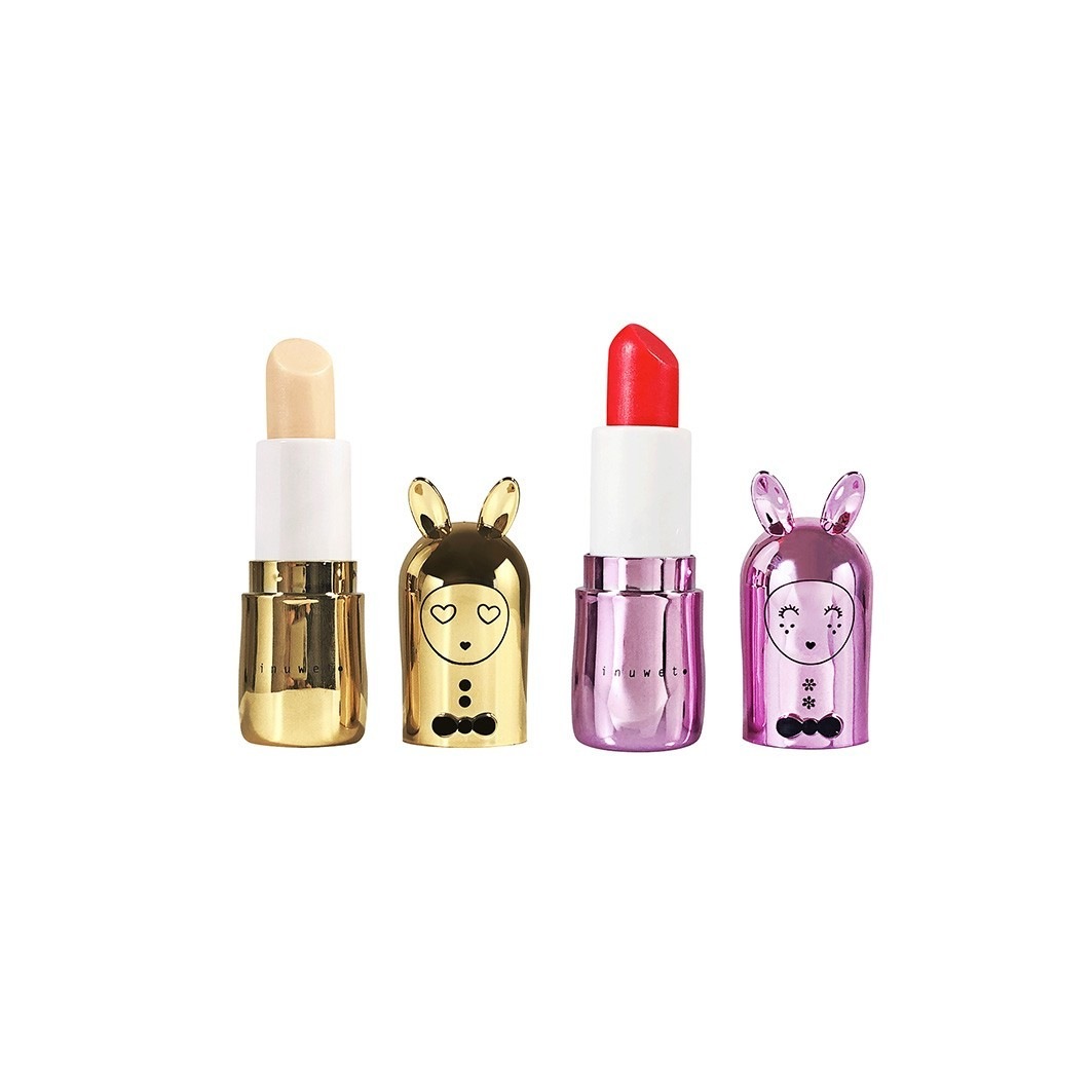 Inuwet Coffret duo baumes à lèvres Jingle Pink