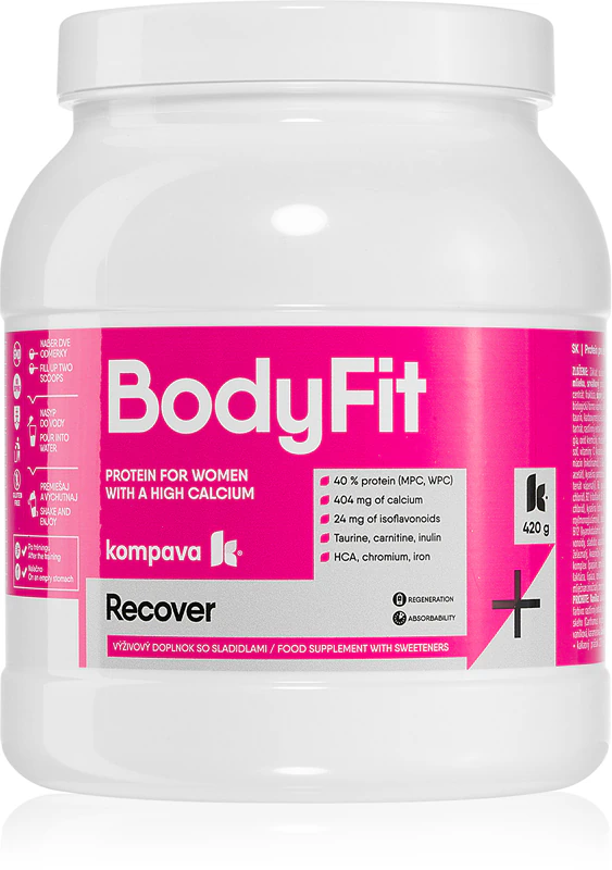 Suplemento alimentar proteico Kompava BodyFit para mulheres
