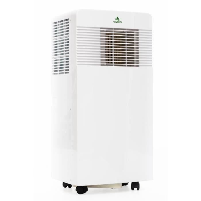 Aire acondicionado portátil de 3100 W con control remoto - 10600 BTU - Blanco - Airgreen