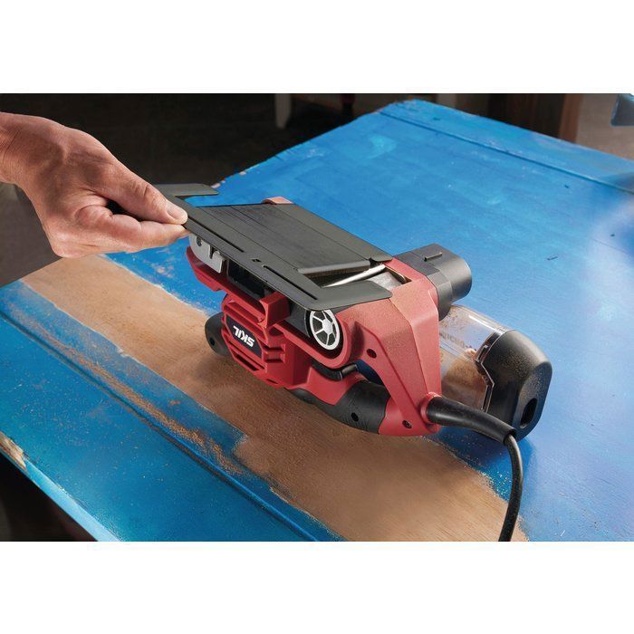 Lijadora de banda - SKIL - 710 W - con cable - banda de 76 x 457 mm - velocidad de 330 m/min - extracción de polvo integrada - 7615 AB
