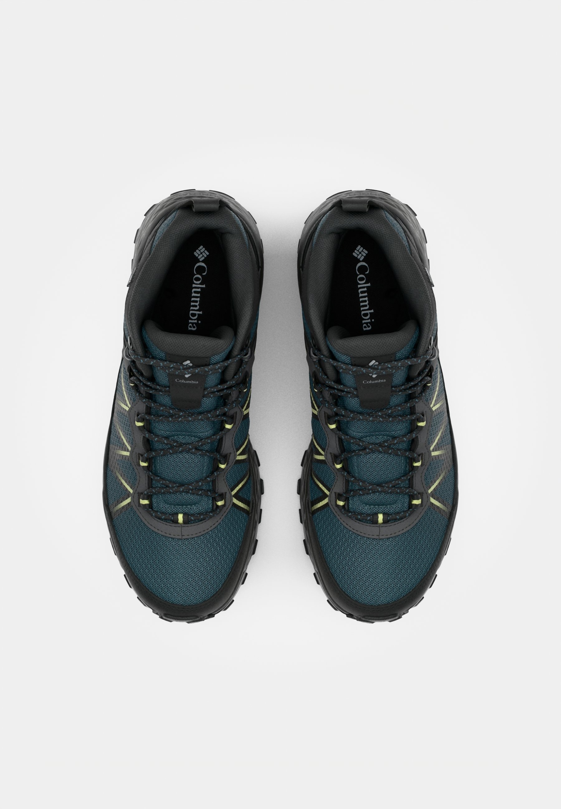 Columbia PEAKFREAK RUSH MID - Trekingové topánky - everblue/citron haze