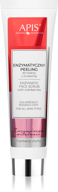 Apis Natural Cosmetics Cranberry Vitality Sanftes Enzympeeling