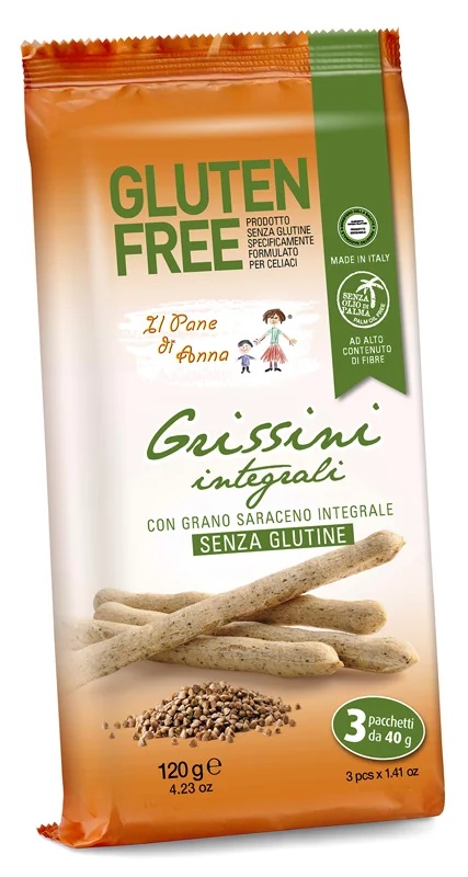 Pain Annin, gressins complets, 3 pièces