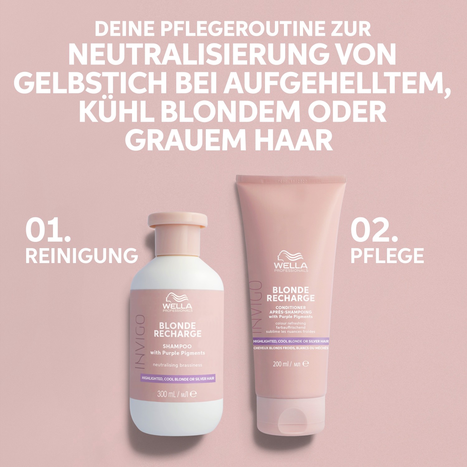 Wella Professionals Blonde Recharge Shampoing Cool Blonde