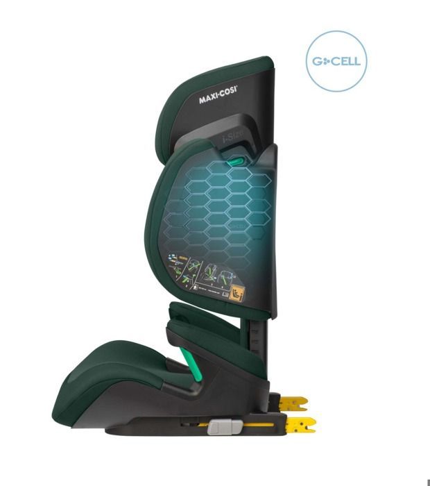MAXI-COSI Siège Auto Rodifix R I-Size, Groupe 2/3, Inclinable, Isofix, Authentic Green