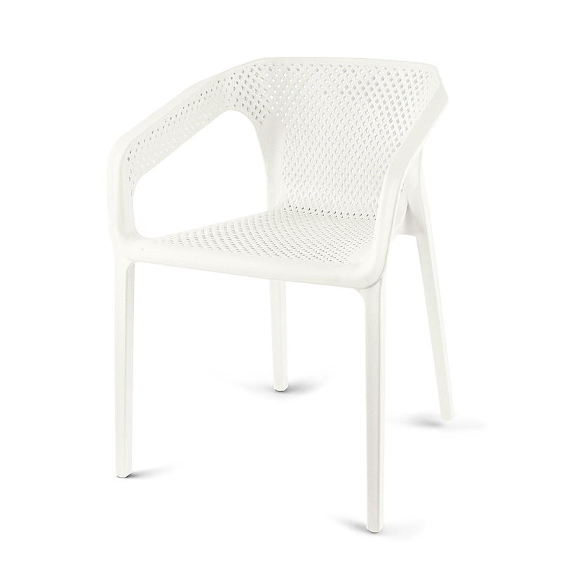 Silla apilable Visby blanca