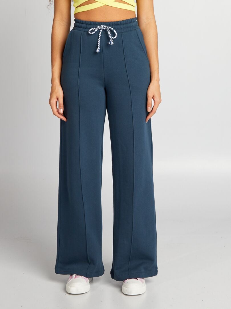 Fleece joggingbroek - BLAUW