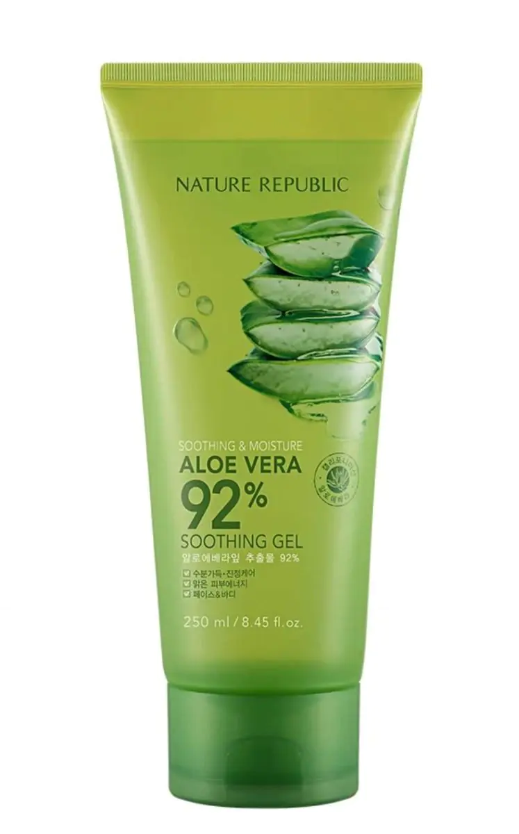 Nature Republic Soothing & Moisture Aloe Vera 92% Soothing Gel Tube 250ml