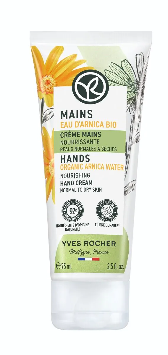 Yves Rocher Woda z Arniki Bio Odżywczy krem do rąk