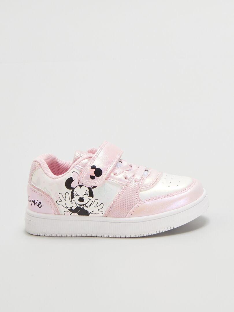Minnie Mouse sneakers met klittenbandsluiting - ROZE