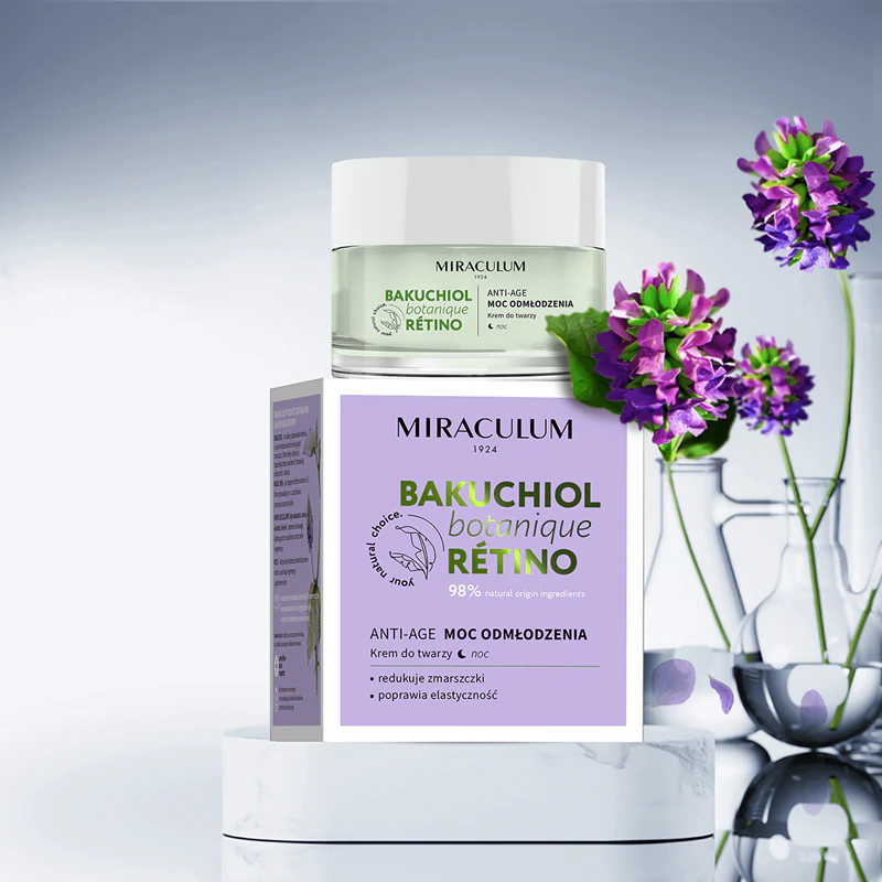 Miraculum Bakuchiol Feuchtigkeitsspendende Anti-Falten-Nachtcreme