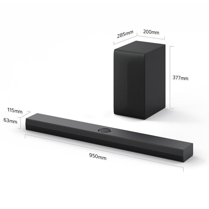 Barra de sonido Dolby Atmos – LG – S70TY – 3.1.1 – 400 W