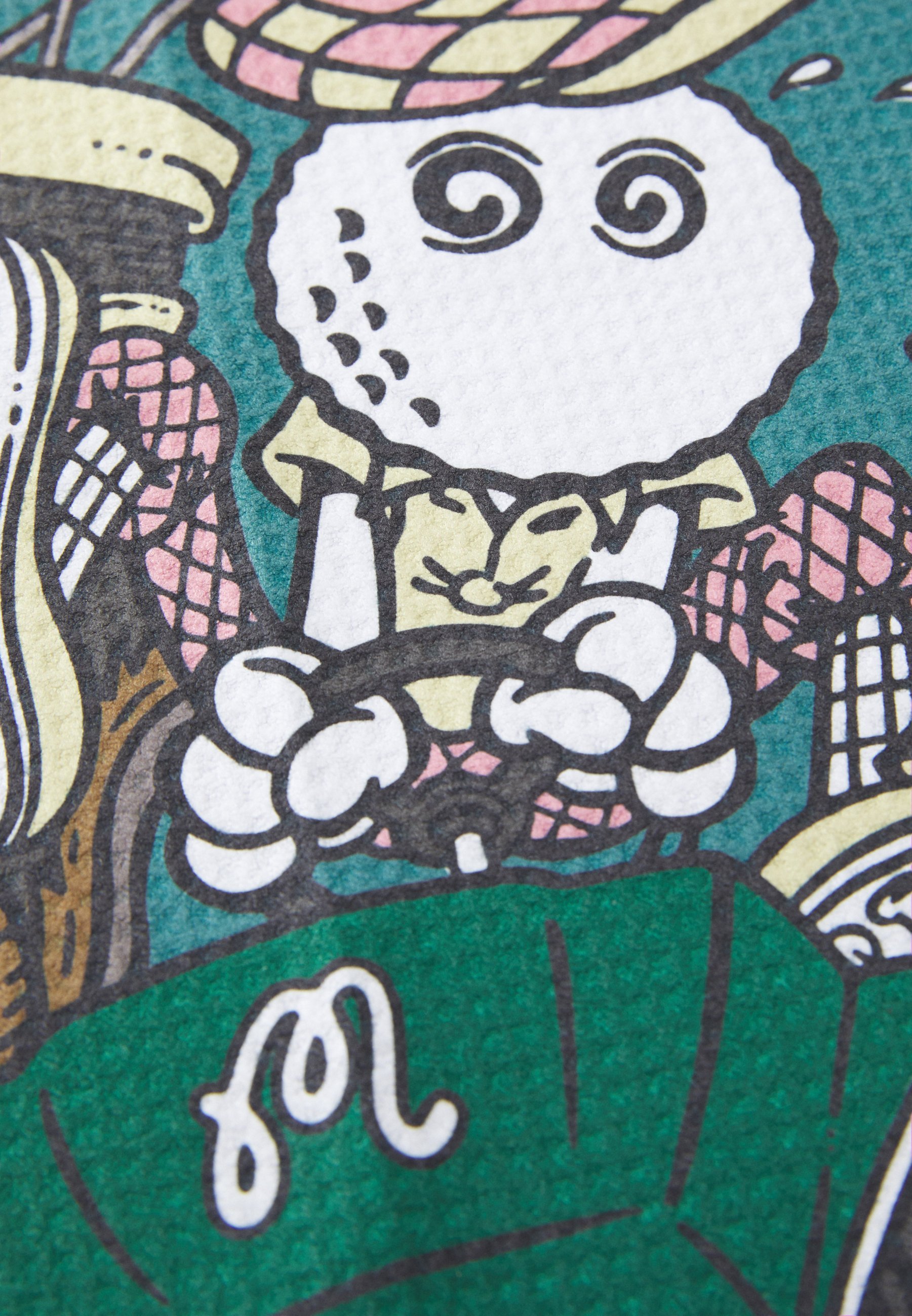 Serviette de golf Malbon pour scramble à deux joueurs - Serviette - bleu-vert