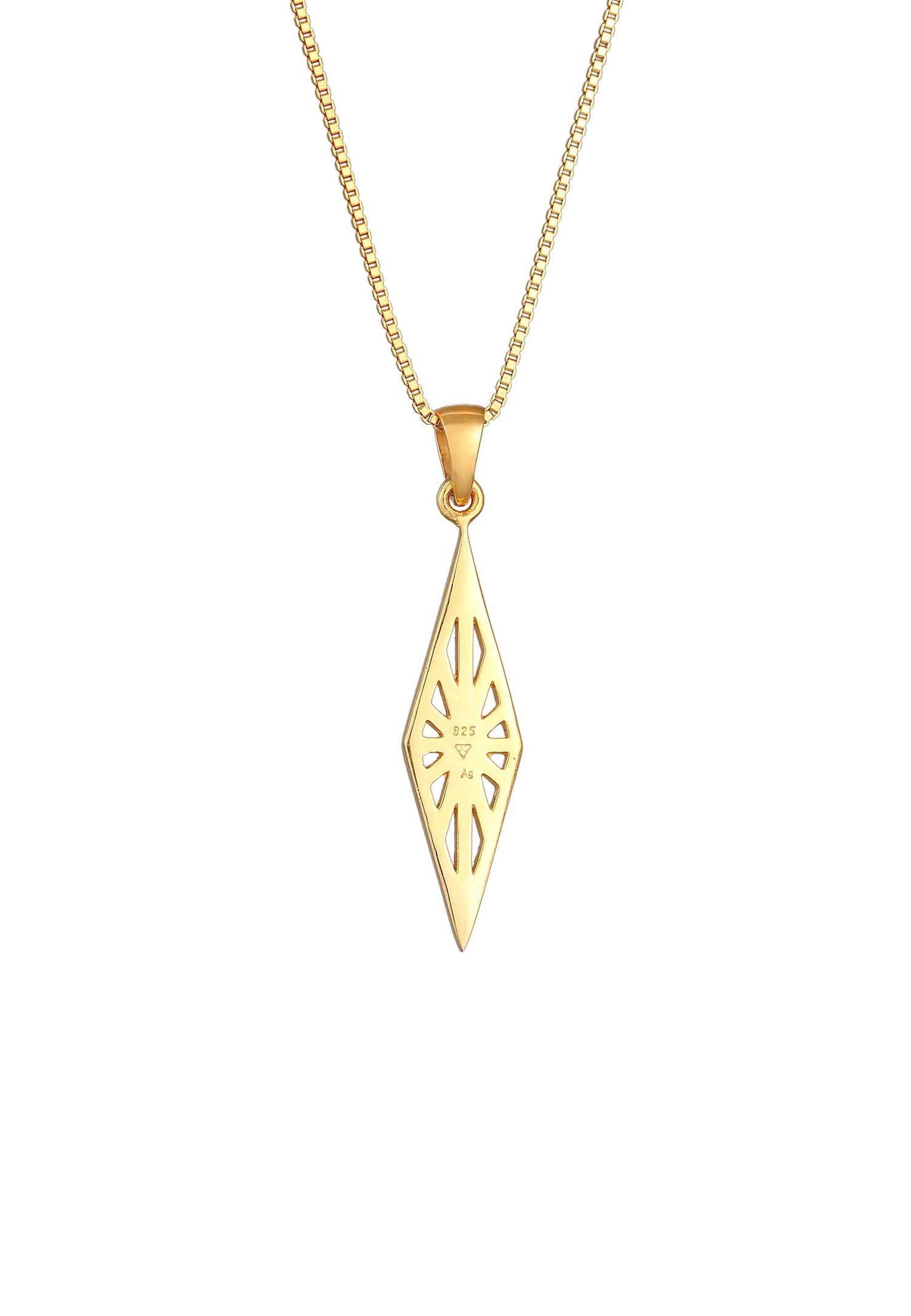 KUZZOI Hommes pendentif losange ornement look usé en argent sterling 925