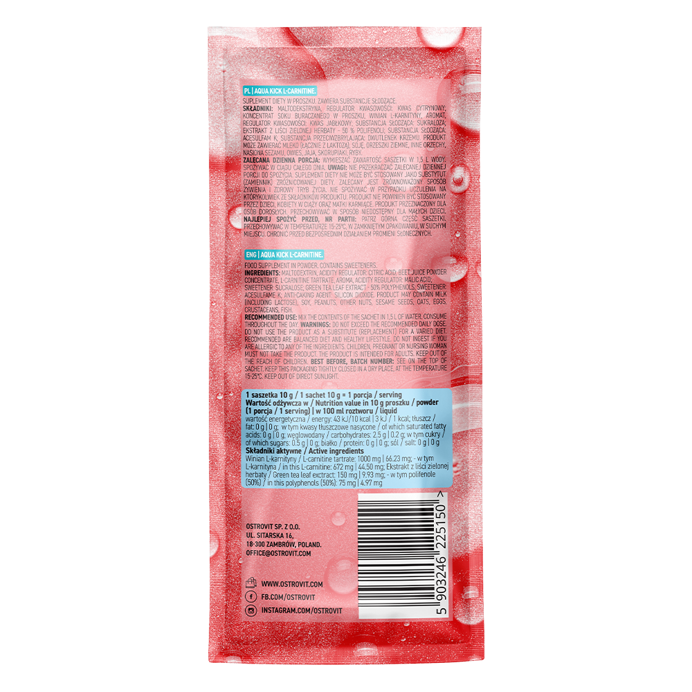 OstroVit Aqua Kick L-Carnitin