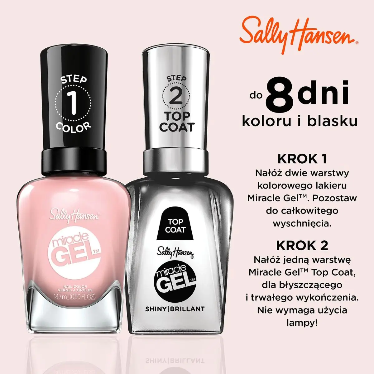 Sally Hansen Miracle Gel Lakier do paznokci,