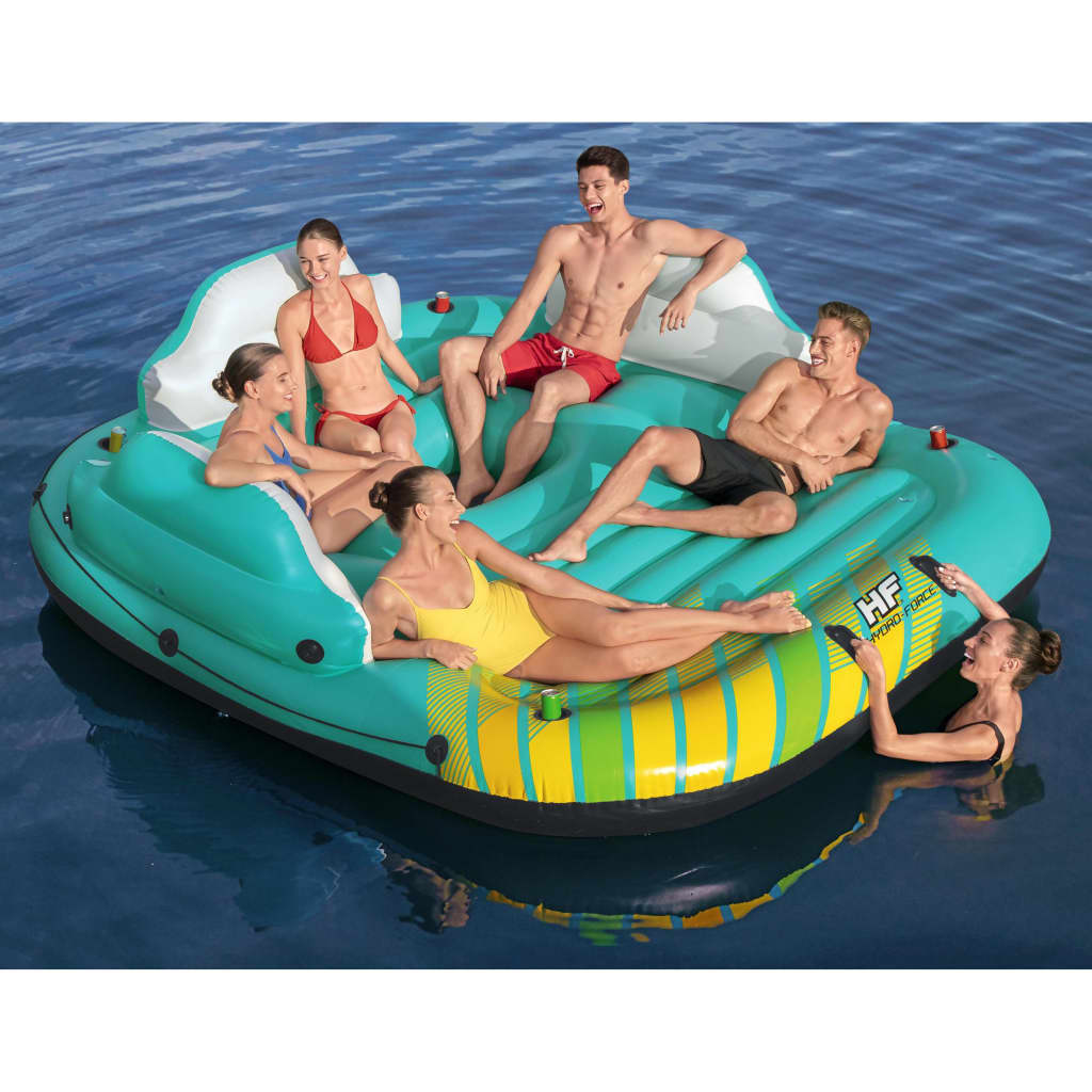  Colchoneta Napihljivi Bestway Para 5 Personas Sunny Lounge 291x265x83 cm