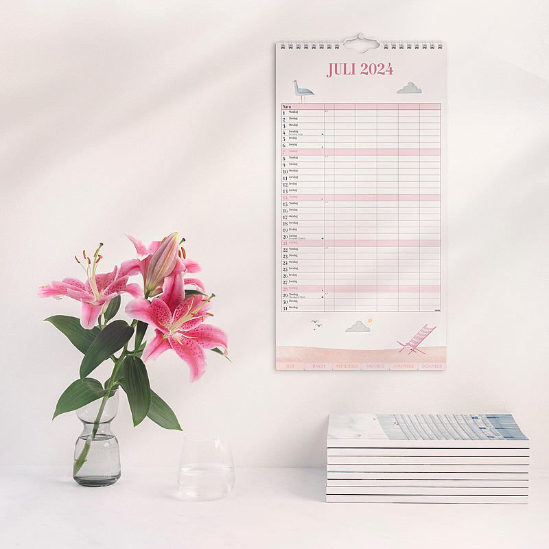 Calendario de pared Calendario familiar de Annie