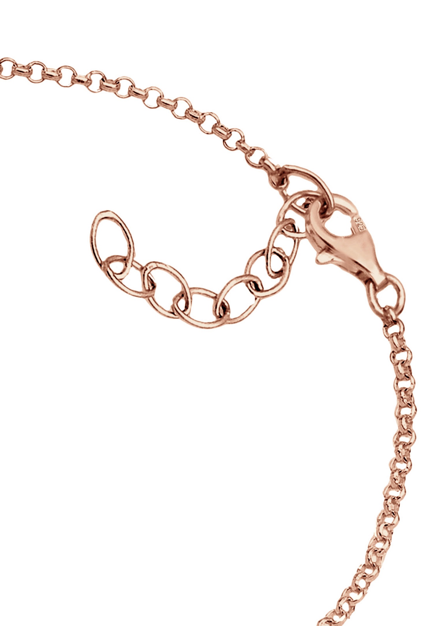 Elli Femmes ailes ange gardien en argent sterling 925 plaqué or rose